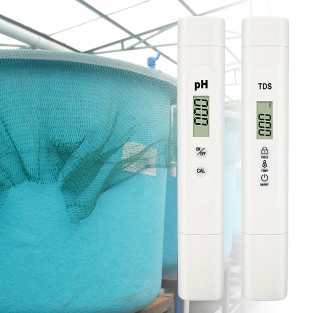 Medidor TDS, ~ 9990ppm TDS Rango de medición de prueba de PH de alta precisión Probador digital de dureza del agua, para piscinas de Macarena Medidor de PH y TDS