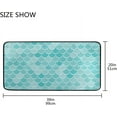 thumbnail image 3 of Coolnut Kitchen Mat Blue Mermaid Scales Kitchen Rug Mat Anti-Fatigue Comfort Floor Mat Non Slip Oil Stain Resistant Easy to Clean Kitchen Rug Bath Rug Carpet for Doormat Home Decor Gifts, 3 of 7