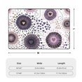 thumbnail image 7 of YFYANG 36"x24" Non-Slip Flannel Carpet Doormat, Living Room Bedroom Office Decorative Area Rugs, Indoor Purple Heart Abstract Flower Texture Floor Mats, 7 of 7