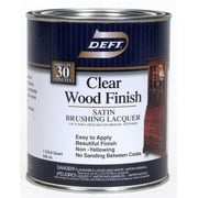 Deft® Clear Wood Finish Brushing Lacquer, Satin