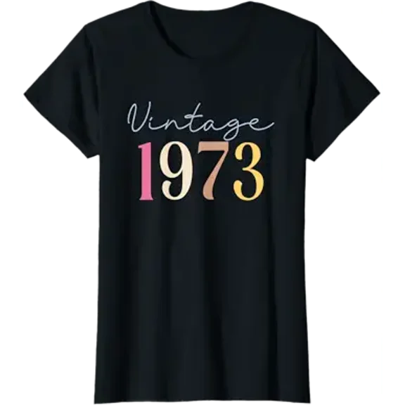 53 Years Old Vintage 1973 53rd Birthday For Women T-Shirt
