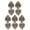 Bronze A, variant on 10pair Heart Flower Shaped Metal Copper Cape Clasp Fasteners Vintage for Sewing Clothing DIY Cardigan Decorative