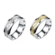 thumbnail image 3 of Minnieouse Anillo para hombre, joyería de mano portátil chapada en acero inoxidable, decoración de vestimenta informal, círculo, regalo para Ropa, zapatos y accesorios Miscelánea Oro talla 7, 3 of 6