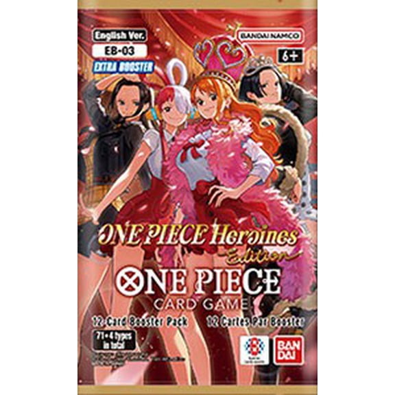 One Piece 2026 Heroines Edition Extra Booster Pack (ENGLISH, 12 Cards)