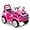 Pink, variant on Jojoka 6V Kids Ride On Car, Battery Powered Electric Ride on Toys for Toddlers with LED Lights, Bluetooth, Music, USB, Forward/Backward, Cute and Funny, Green