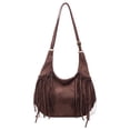 thumbnail image 1 of Bolso de piel sintética convertible tipo cartera con correa cruzada superior,bolso de hombro de textura suave para mujer,de inspiración vintage,para llevar en la mano o cruzado,bolso de uso, 1 of 7