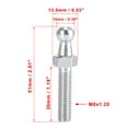 thumbnail image 3 of 2 Set 10mm M8x30mm Car Gas Strut Ball Studs Kit Metal Silver Tone for Gas Struts Shocks, 3 of 6