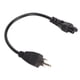 thumbnail image 3 of Cable de alimentación macho 5‑15P a hembra IEC320 C5 18 AWG 0,3 m Cable corto de alimentación de CA para computadoras Enchufe de EE. UU. 125 ~ 250 V, 3 of 5