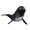 Black, variant on High Simulation Whale Animal Model 1 Set Marine Organism Decoration for Children to Play
