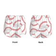 thumbnail image 5 of Fotbe Baseballs Womens High Waist Running Shorts Athletic Workout Quick Dry Shorts for Women with Pockets Gym Yoga Summer Shorts-Large, 5 of 9
