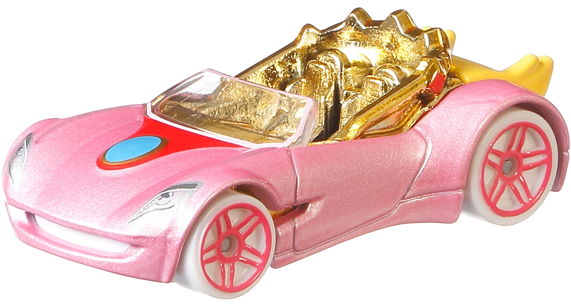 Hot Wheels Princess Peach Character Car For Gamers Collectors Kids Ages 3 And Older