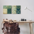 thumbnail image 2 of Stupell Industries Modern Botanical Shapes Abstract Painting Gallery Wrapped Canvas Print Wall Art, 17 x 17, Set of 2, 2 of 7