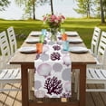 thumbnail image 4 of Table Runners 72 Inches Long Dress Scarves, Shell Coral Coastal Farmhouse Kitchen/Dining Table Runner, Coffee Tablerunners, Nautical Summer Beach Ocean Sea 18x72 Inch, 4 of 9