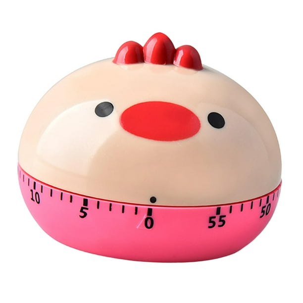 Temporizador de Cocina de Dibujos Animados, Temporizador de , Lindo Temporizador Mecánico de Animales, Alarma Fuerte, Reloj Despertado Polluelo