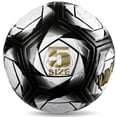 thumbnail image 1 of Balón de fútbol WVVOU, tamaño 5, 3,5 mm, poliuretano, duradero, entrenamiento, 1 of 9