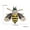 #3 Yellow Black Crystal Bee, variant on Fashion Animal Bee Crystal Enamel Brooch Pin Women Wedding Party Jewellery-#6 Bumblebee