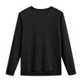 thumbnail image 5 of 2023 Chandail Surdimensionné pour Femmes Mode Col Rond Décontracté Manches Longues Chandail Imprimé Hauts Blouse Coupe Ample Hauts pour Femmes, 5 of 5
