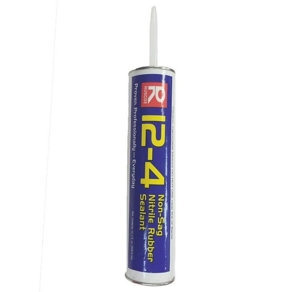 Ruscoe Nitrile Rubber Sealant - 12-4 Non-Sag - Single Tube