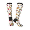 thumbnail image 4 of Balery Fast Food Printed Novelty Socks Men's Women's Crew Socks Sports Socks Knee High Socks Cotton Socks Quirky and Cool Socks, 4 of 9
