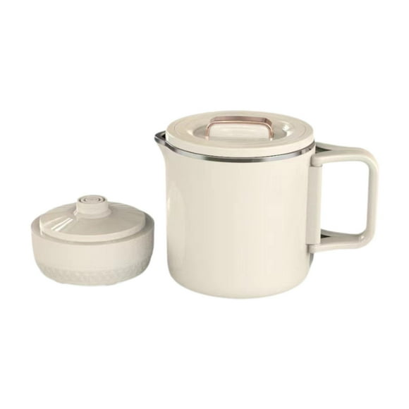 Hervidor de agua eléctrica hervidor de agua mini multifuncional práctica de 800 ml de agua té té té para acampar de la oficina del hotel