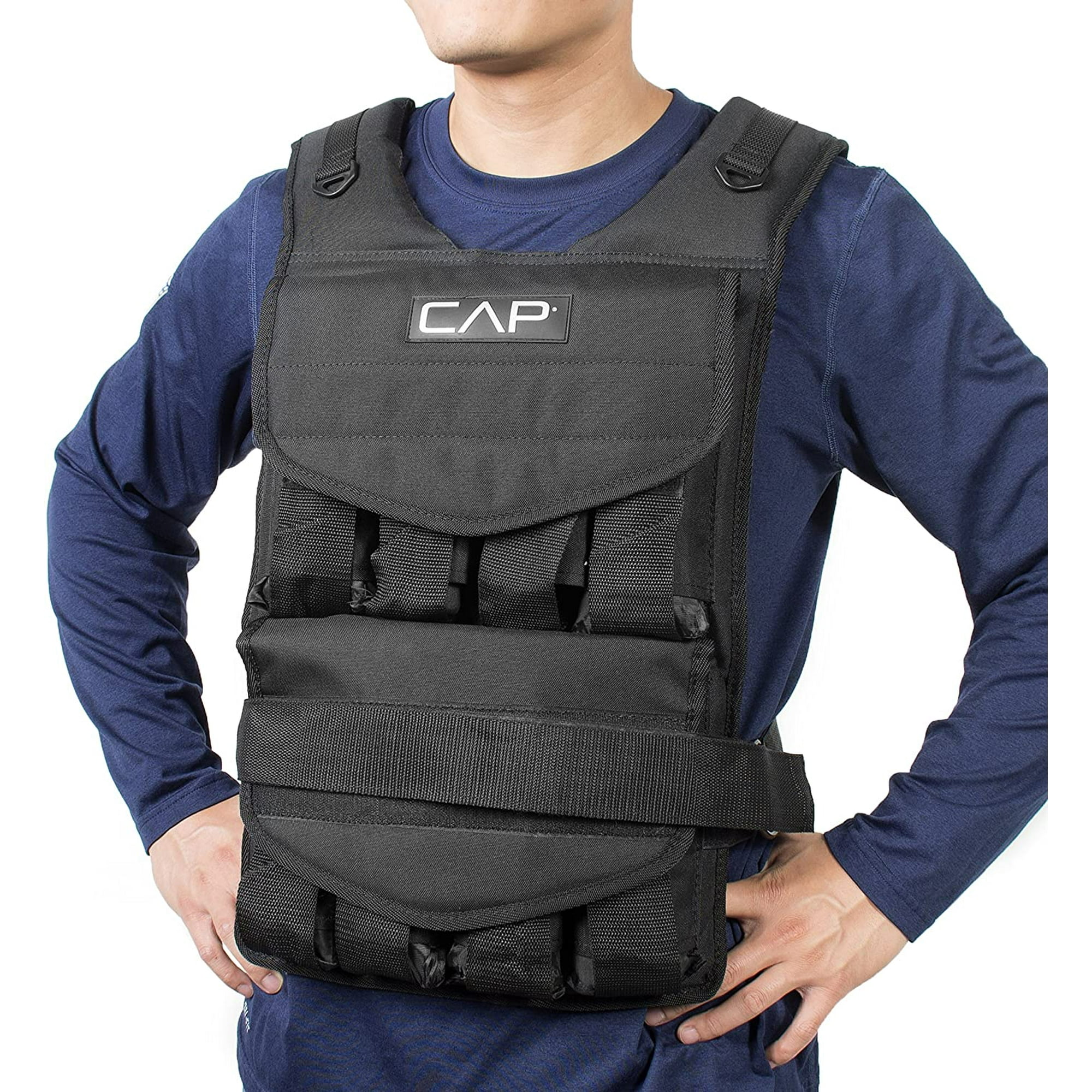CAP Barbell Adjustable Weighted Vest, 100 lb