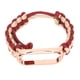 thumbnail image 3 of Pulsera Con Cordón De Paraguas, Correa De Muñeca Con Cordón De Paraguas, Cómoda De Usar, Impermeable Ajustable Para Reloj Mi Band 6/5 NFC Cergrey oro rojo, 3 of 8