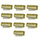 thumbnail image 1 of Pack of 10 Strong Chunni Clips with Pin, Easy to Use with Dupatta, Hijab & Tikka Setting Gold, 1 of 5
