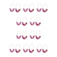 thumbnail image 2 of Pendientes en forma de U con estampado de leopardo Sonducket para chicas adolescentes morado claro, 2 of 6