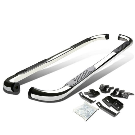 For 09-15 Dodge Ram 1500 2500 3500 Extended/Quad Cab Stainless Steel 3" Side Step Nerf Bar Running Board Left+Right 10 11 12 13 14