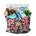 thumbnail image 2 of Rustic Style Nordic Stripes Fabric Shopping Bag - Machine Washable Eco-Friendly Foldable Tote, 2 of 6
