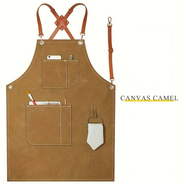 LNGOOR Work Uniforms for Chefs in Cafes And Tea Shops Including Denim Aprons And Canvas Outfits for Baristas Suitable for Both Men And Women.