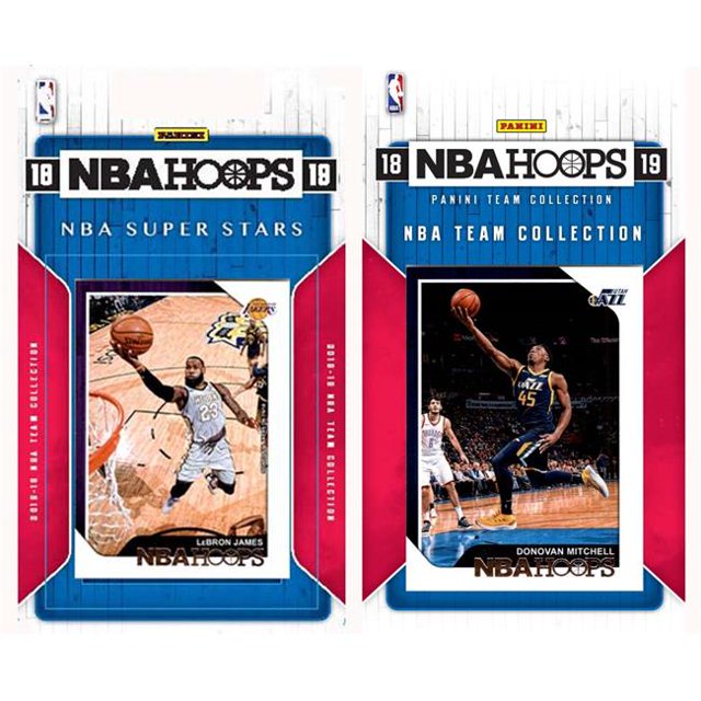 C&I Collectables 2018JAZZTS NBA Utah Jazz Licensed 2018-19 Hoops Team Set Plus 2018-19 Hoops All-Star Set