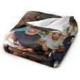 thumbnail image 2 of Derek Morgan Soft and Comfortable Warm Fleece Blankets Beach Blanket Picnic Blankets Throw Blankets (40"x50"), 2 of 6
