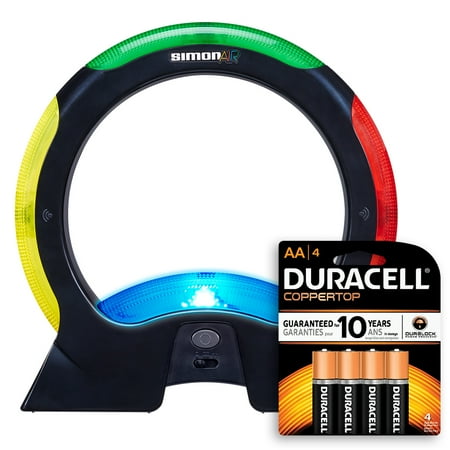 Simon Air with Free Duracell Coppertop AA Alkaline Household Batteries, 4 Household Batteries/Pack