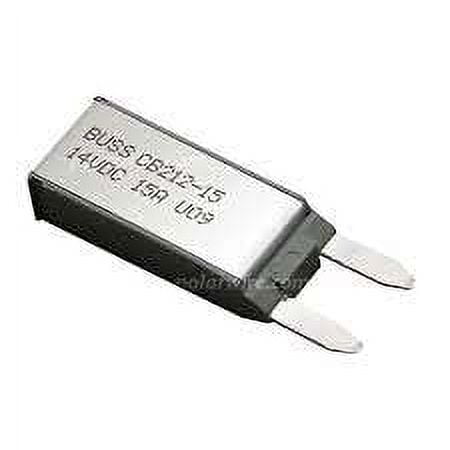 CB212-15 - 15 Amp Type Ii Mini Blade Circuit Breaker 14Vdc- One Per Polybag 1EA