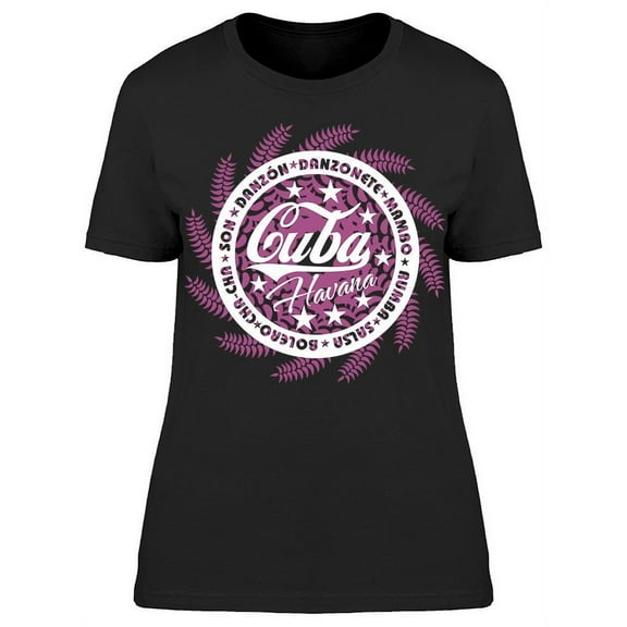 Havana Cuba Art T-Shirt Women -Image by Shutterstock, Female XX-Large