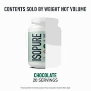 Natures Best - Isopure Plant-Based Pea & Brown Rice Protein Powder Chocolate - 1.37 lbs.