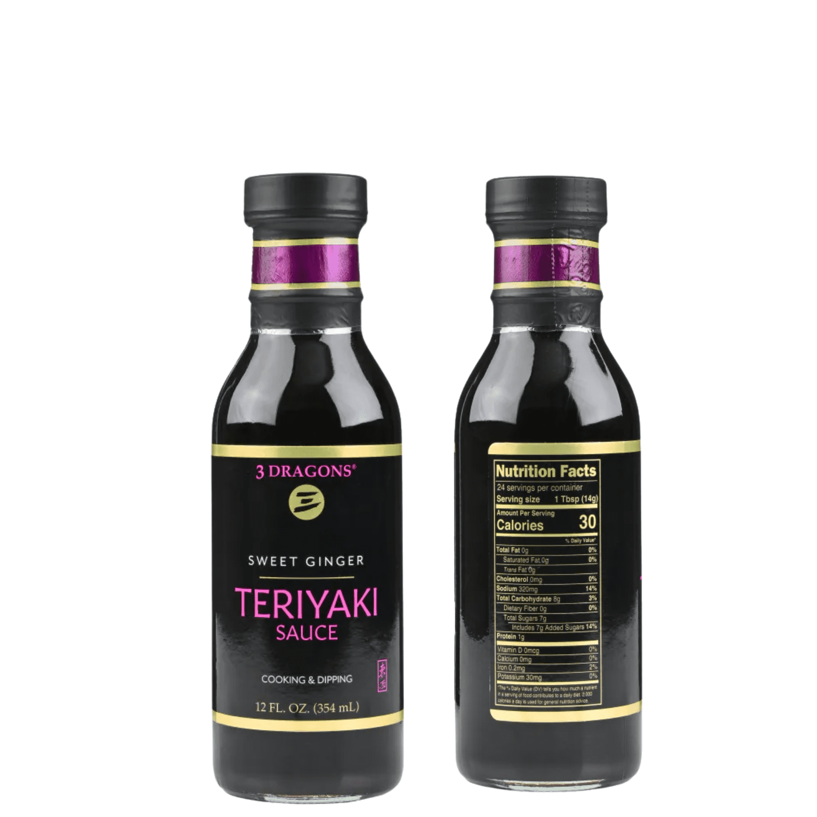 3 Dragons Sweet Ginger Teriyaki Sauce 2 Pack 12 Fl Oz - Walmart.com