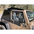 thumbnail image 3 of Rampage by RealTruck Frameless Trail Top | Vinyl, Black Diamond Color | 139535 | Compatible with 1997 - 2006 Jeep Wrangler TJ 2-Door, 3 of 8