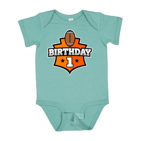

Inktastic Football 1st Birthday Gift Baby Boy or Baby Girl Bodysuit