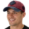 thumbnail image 4 of Gsakboxl Sun Hat Unisex Canada Maple Leaf Patch Cotton Baseball Cap, Washed Lightweight Sports Hat for Outdoor Casual, 4 of 8