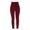 Red, variant on Ydojg Womens Leggings Fashion Solid Velvet Thermal Long Pants High Waist Sports Leggings Navy