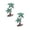 A49 B 3.3x2.3x2.1" 2Pack, variant on 2Pcs Palm Tree Decorations, Tropical Coconut Palm Tree Model, Rainforest Diorama Supplies, Building Model Tree, Cake Topper, Architecture Tree, Artificial Coconut Palm Tree 3.3X2.3X2.1"