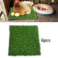 thumbnail image 1 of Almohadillas para anidar pollos, esteras para pollos, esteras lavables para aves de corral, esteras de césped falso para gallinas, anidación de césped Estilo A, 1 of 8