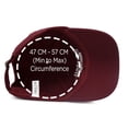thumbnail image 6 of DALIX Baseball Mom Women's Ball Cap Dad Hat for Women in Maroon, 6 of 7