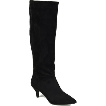 

Journee Collection Womens Vellia Faux Suede Extra Wide Calf Knee-High Boots