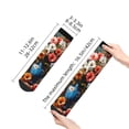 thumbnail image 4 of Naloa Elegant Floral Vase Painting Ankle Socks for Women Non Slip Socks No Show Socks Classic Low Cut Casual Socks Casual Socks, 4 of 7