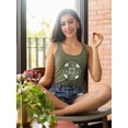 thumbnail image 2 of Butterfly Mandala I Racerback Tank Women -Jennifer Paxton Parker Designs, Female x-Small, 2 of 4