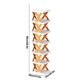 thumbnail image 3 of Zapatero Multicapa para El Hogar | Estante de Almacenamiento de Plástico Que Ahorra Espacio | Material Abs Duradero con Gran Capacidad de Carga | Diseño Apilable y Ajustable | Organizador Ventilado y, 3 of 6