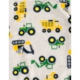 thumbnail image 6 of John Deere Baby Boys' 2-Piece Fleece Sweatshirt and Pants Set Gray Tractors, 6 of 7